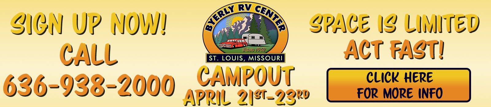 Campout Banner Spring 2017