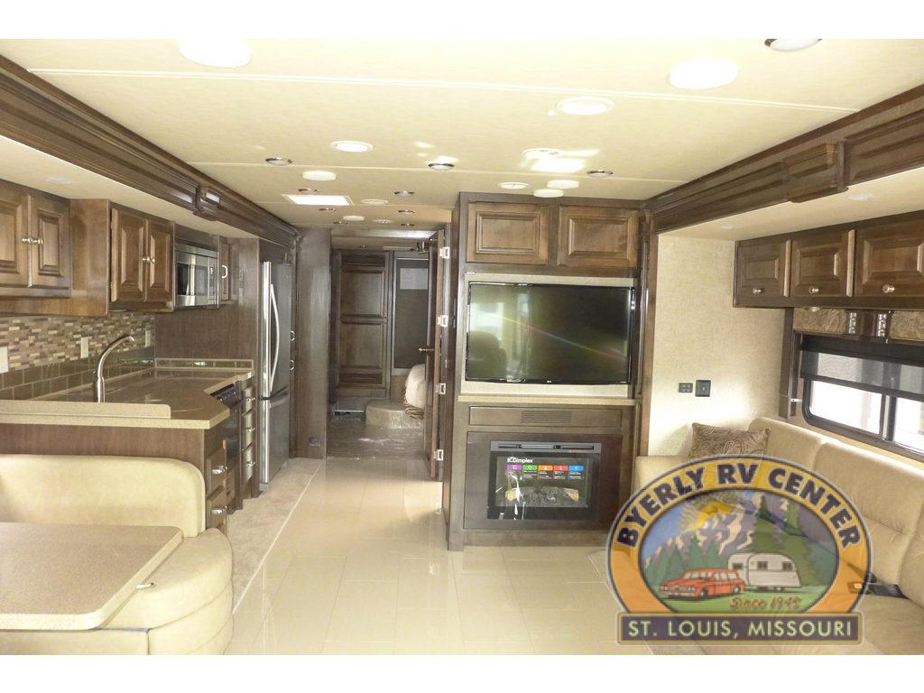 Byerly RV Diesel Motorhome Allegro Red Interior