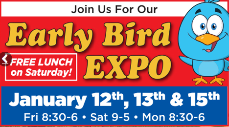 Byerly RV Early Bird Expo Free Lunch