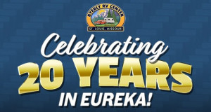 Byerly RV celebrating 20 Years of the RV lifestyle in Eureka, Missouri