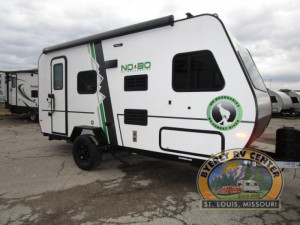 Off-road tires, roof racks, thule awning!  All available on the No Boundaries 16.8 by Forest River. See one at Byerly RV in St. Louis, MO