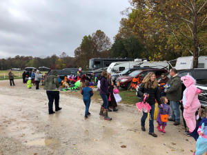 The Byerly RV Fall Customer Campout featured Trick or Treating for all the kids