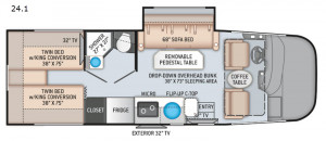 Class A motorhome under 25 feet