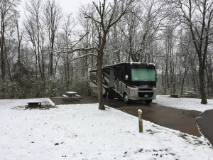 Winter RV Camping can be fun.  Get you trip started at Byerly RV in Eureka, MO