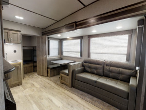 bunk room 5th wheel with outside kitchen